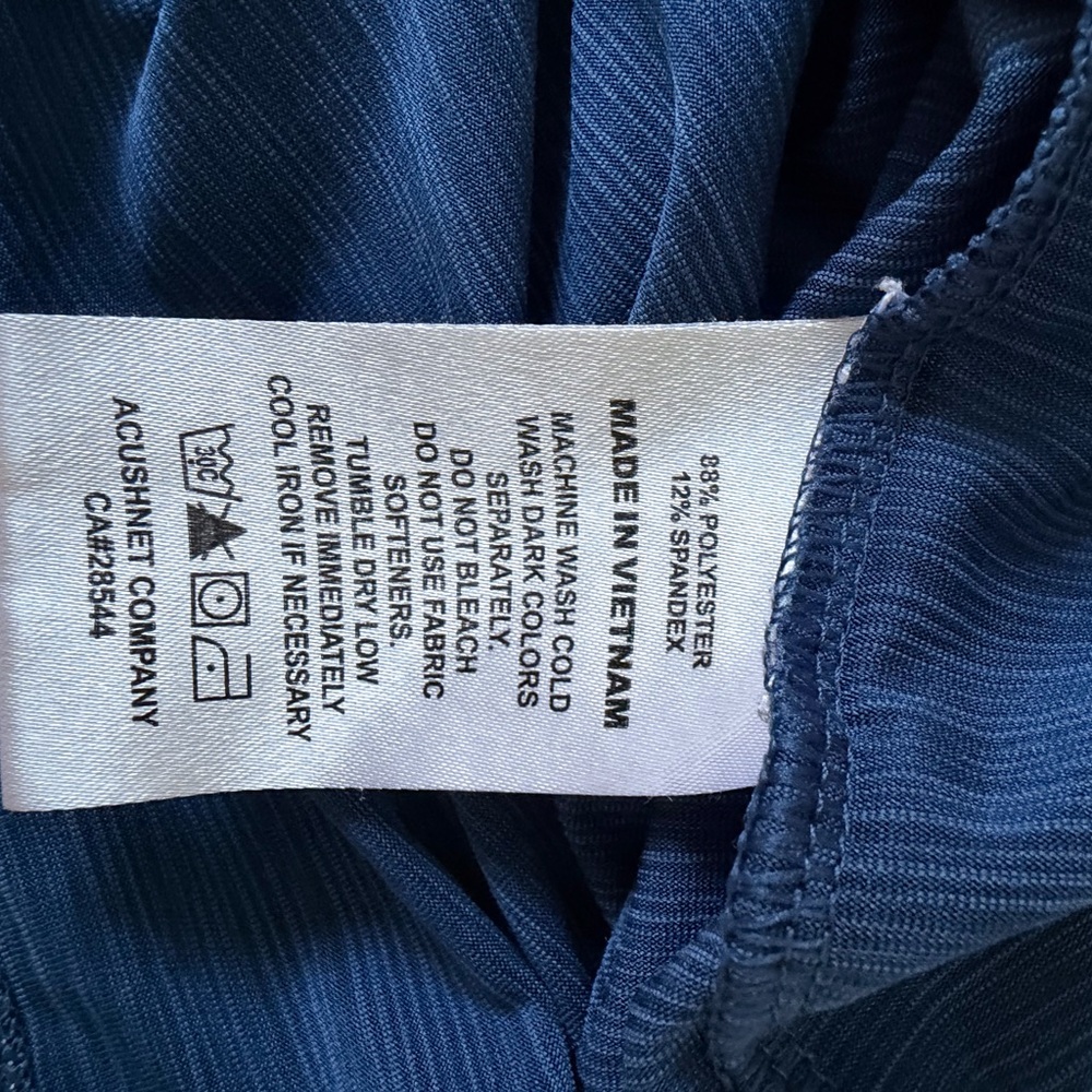FootJoy Classic Blue Polo Shirt - Picture 6 of 6
